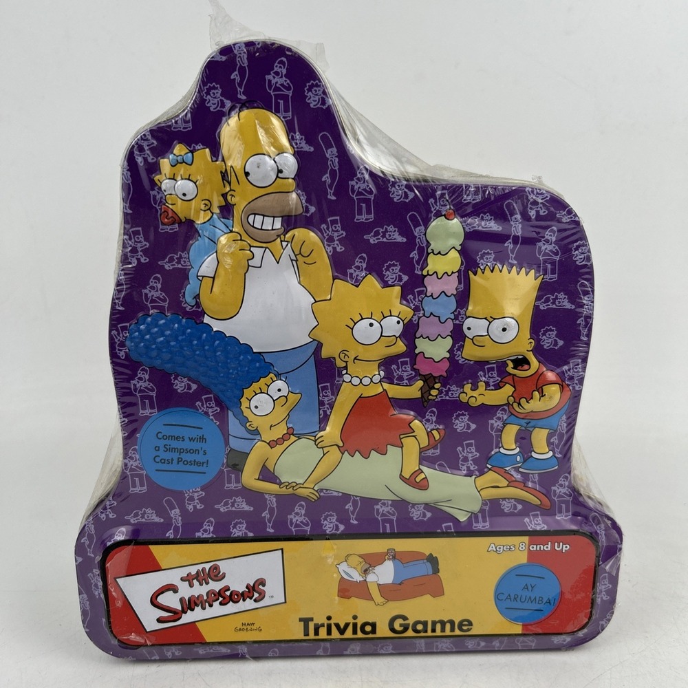 THE SIMPSONS TRIVIA GAME IN COLLECTORS TIN‎ SEALED